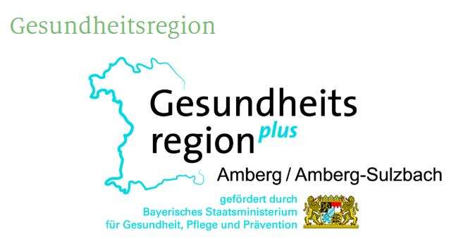 Logo oder Symbol der Gesundheitsregion Plus Amberg – Netzwerk für Gesundheitsversorgung und Prävention